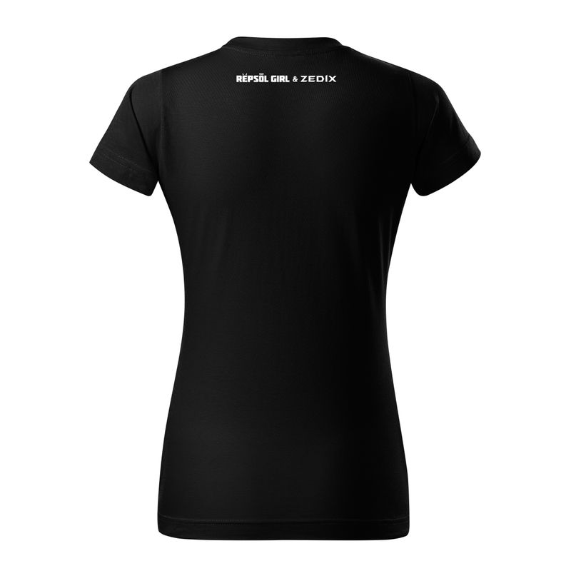 Damski T-shirt SUPERMOTO czarny