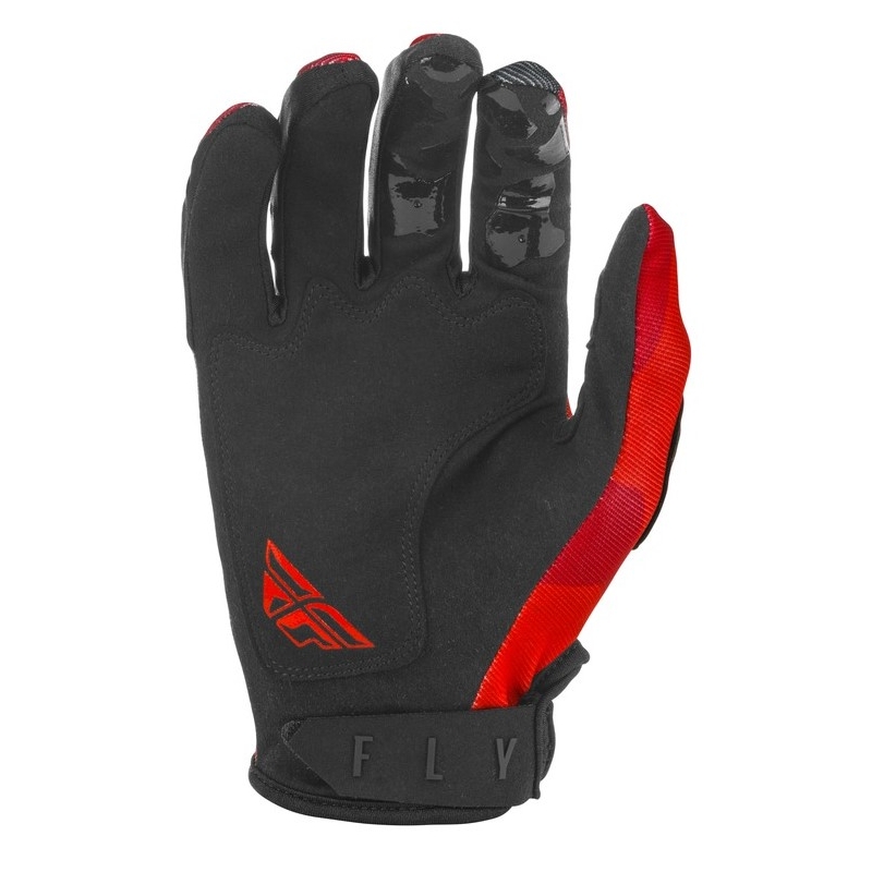 Motocrossowe rękawice FLY Racing Kinetic K221 czerwono-czarne