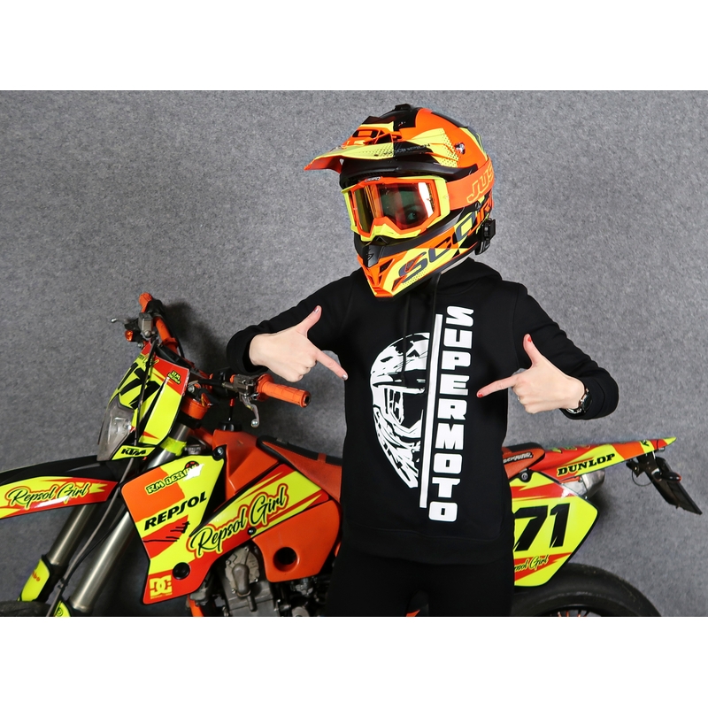 Bluza damska SUPERMOTO czarna wyprzedaż