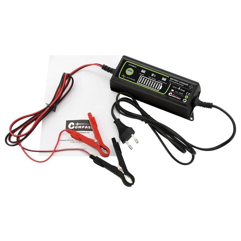 Ładowarka akumulatorów 12V 4Amp PB/GEL/AGM/LiFePO4