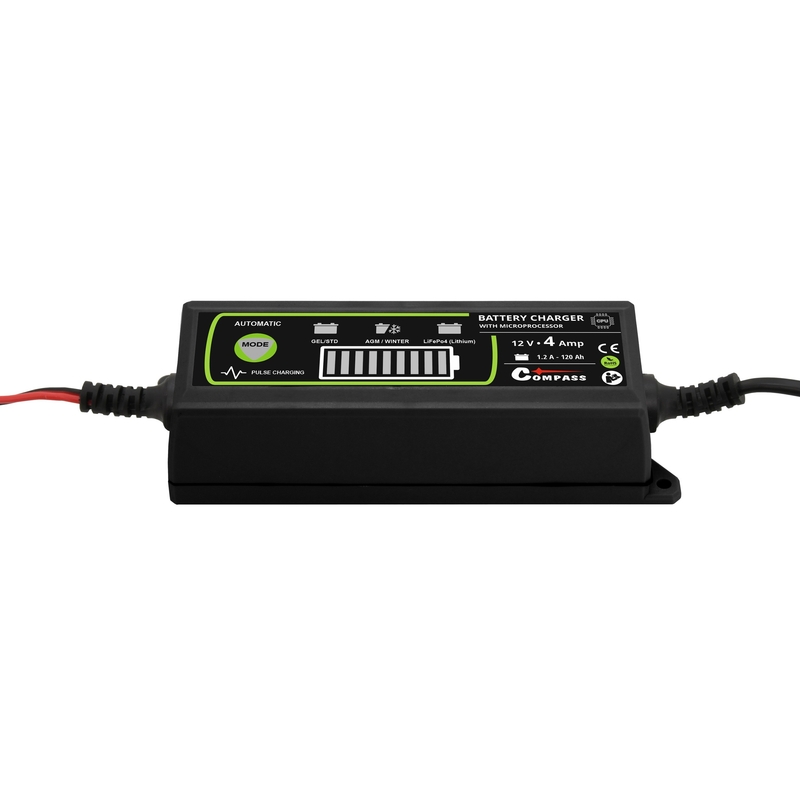 Ładowarka akumulatorów 12V 4Amp PB/GEL/AGM/LiFePO4