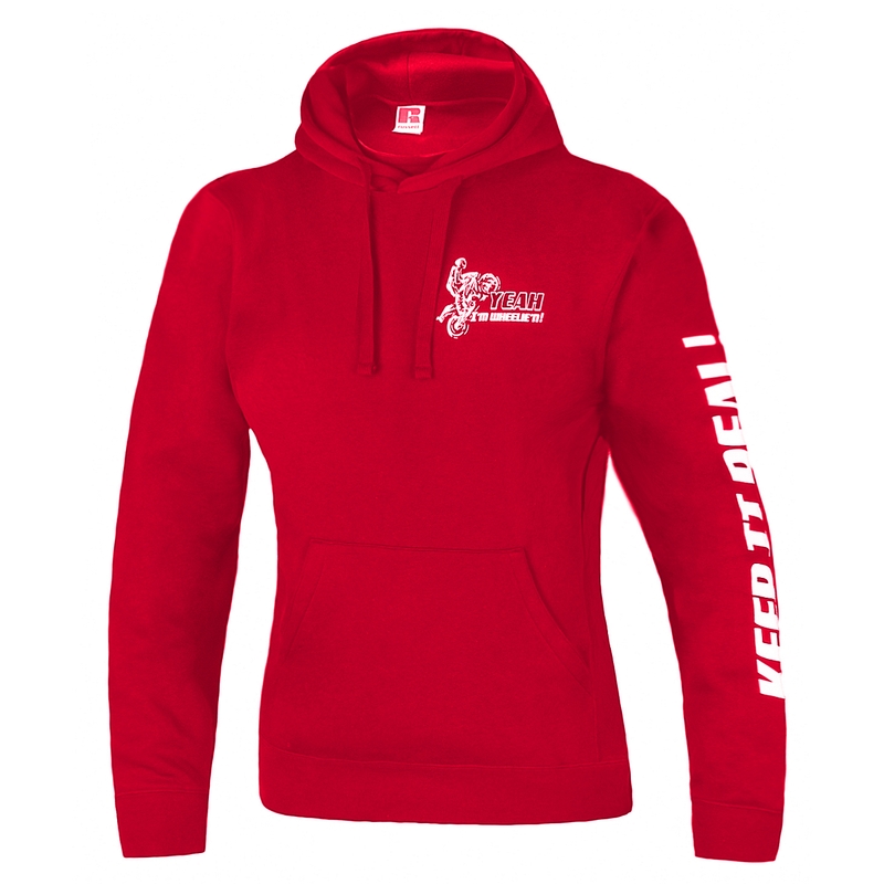 Bluza damska Catch me if you can czerwona - II. jakość