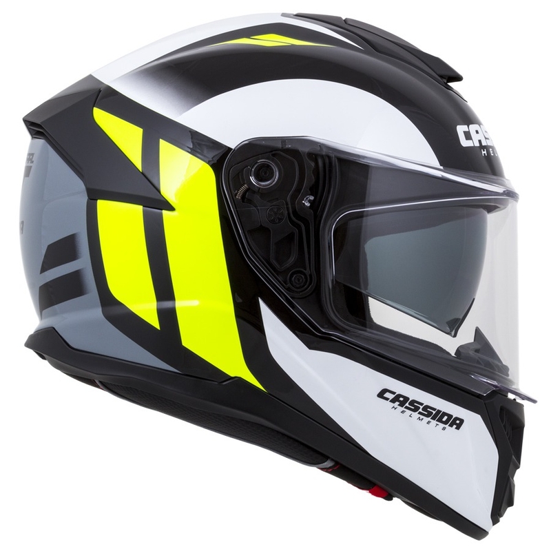 Kask integralny Cassida Integral GT 2.0 Ikon black-white-grey-fluo yellow