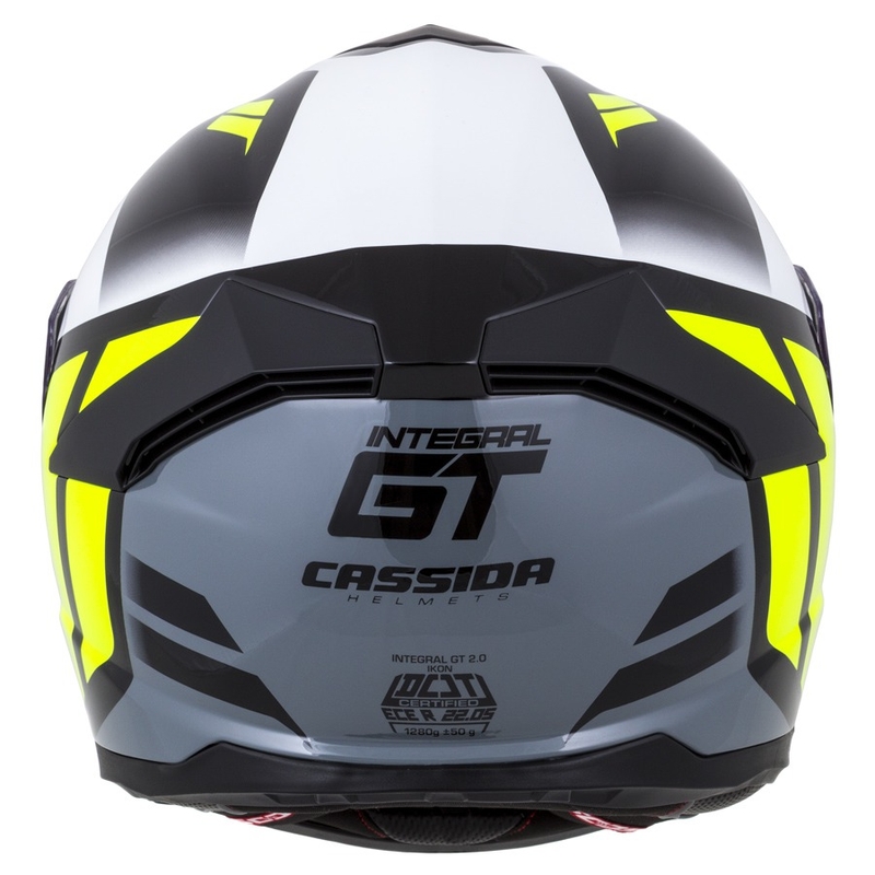 Kask integralny Cassida Integral GT 2.0 Ikon black-white-grey-fluo yellow