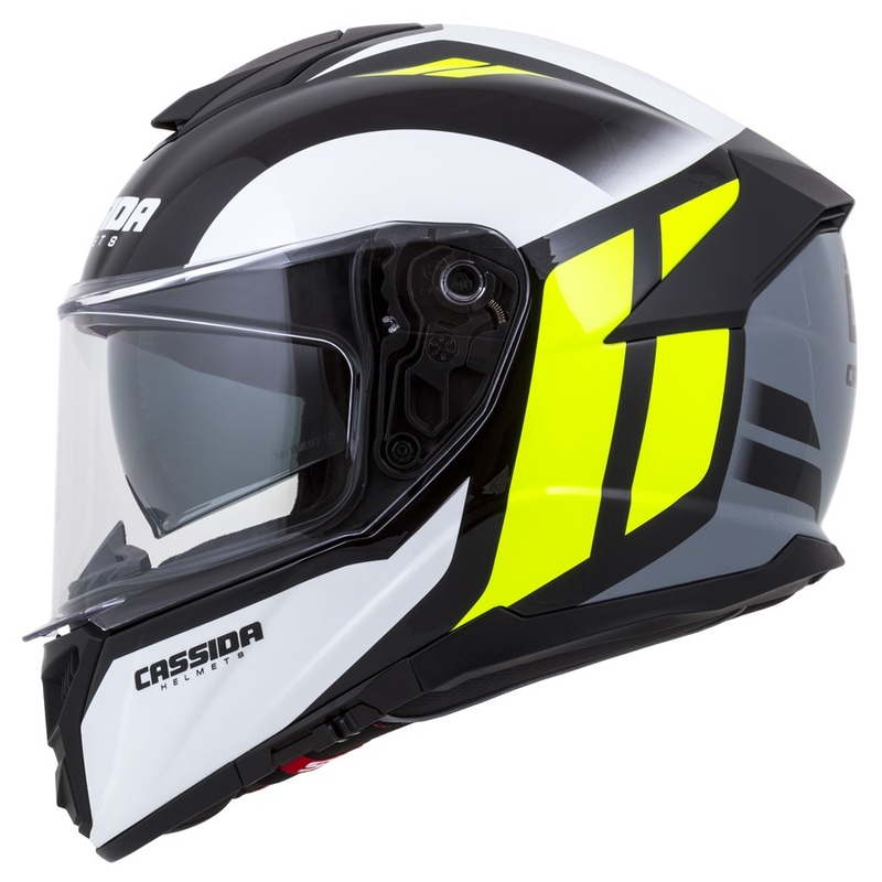 Kask integralny Cassida Integral GT 2.0 Ikon black-white-grey-fluo yellow