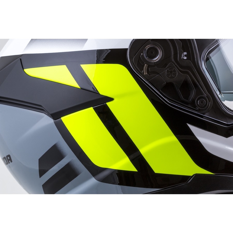Kask integralny Cassida Integral GT 2.0 Ikon black-white-grey-fluo yellow