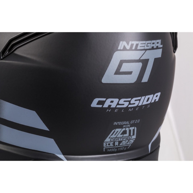 Kask integralny Cassida Integral GT 2.0 Ikon black-grey wyprzedaż