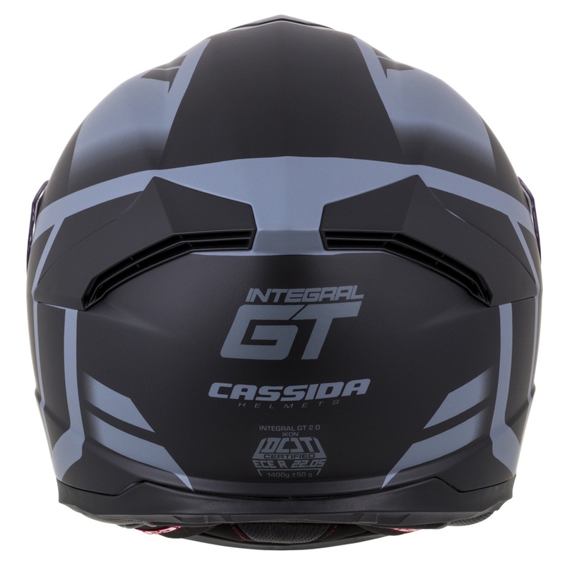 Kask integralny Cassida Integral GT 2.0 Ikon black-grey wyprzedaż