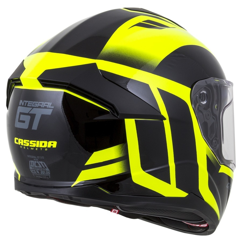 Kask integralny Cassida Integral GT 2.0 Ikon black-fluo yellow