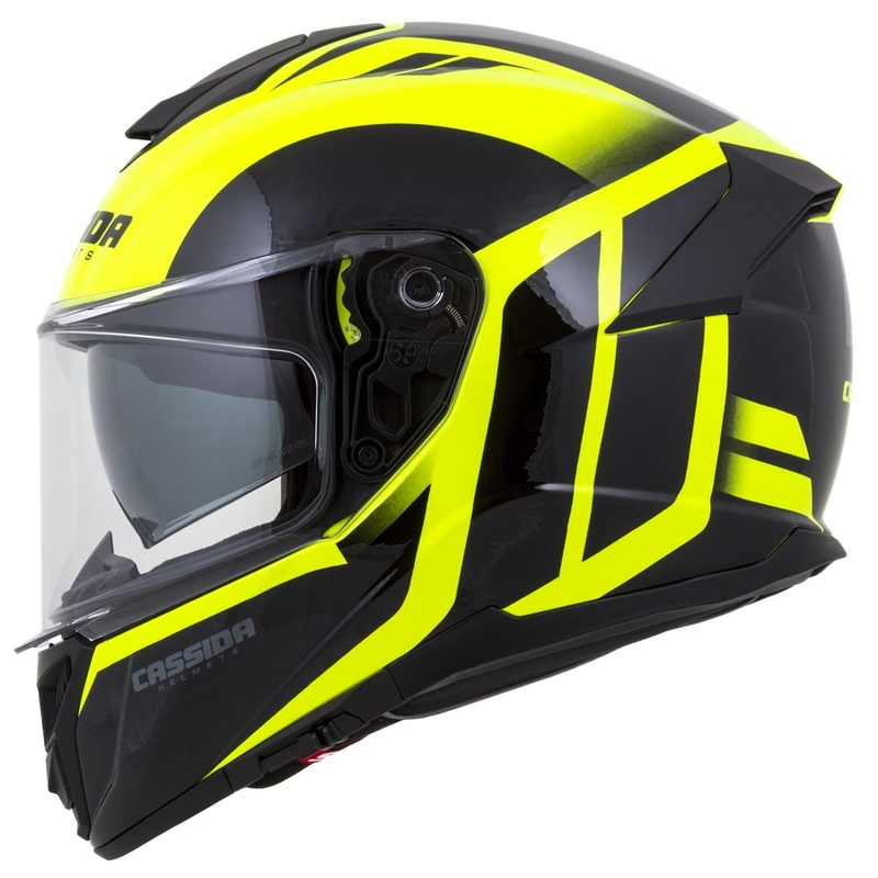 Kask integralny Cassida Integral GT 2.0 Ikon black-fluo yellow