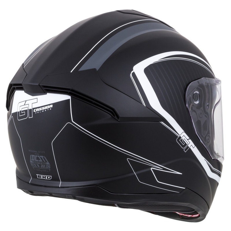 Kask integralny Cassida Integral GT 2.0 Reptyl czarno-biały wyprzedaż