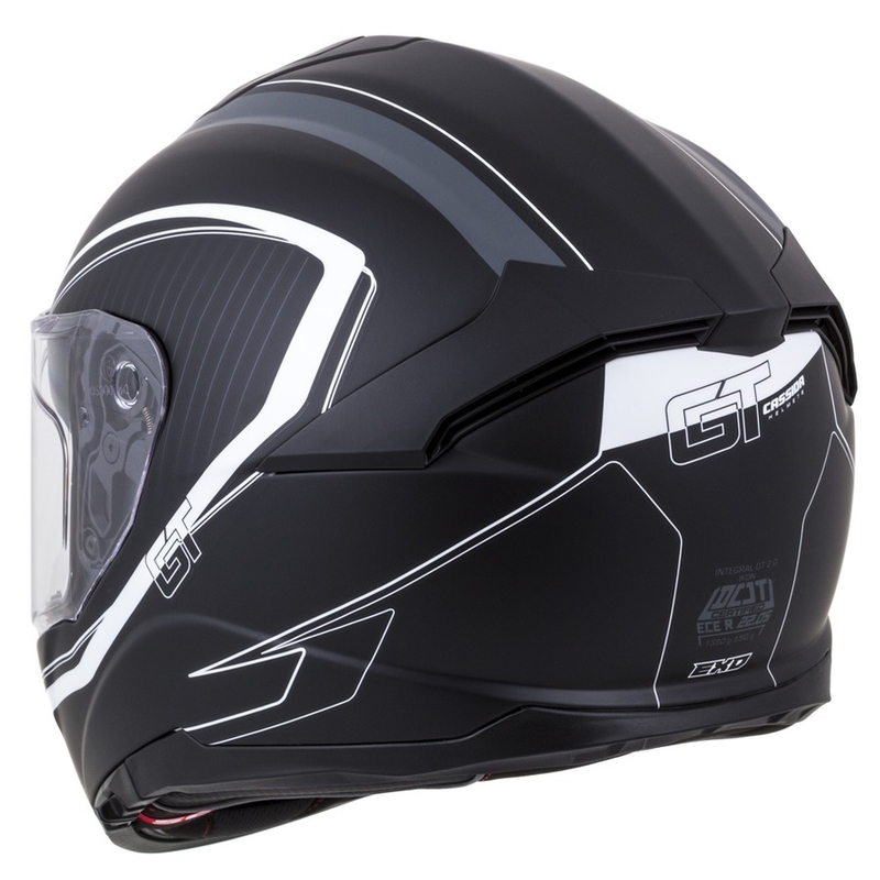 Kask integralny Cassida Integral GT 2.0 Reptyl czarno-biały wyprzedaż