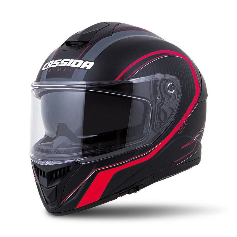 Kask integralny Cassida Integral GT 2.0 Reptyl black-grey-fluo red.
