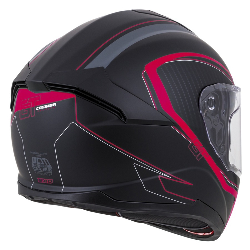 Kask integralny Cassida Integral GT 2.0 Reptyl black-grey-fluo red.