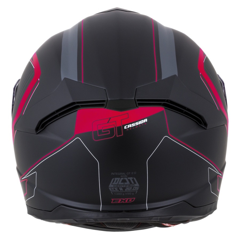 Kask integralny Cassida Integral GT 2.0 Reptyl black-grey-fluo red.