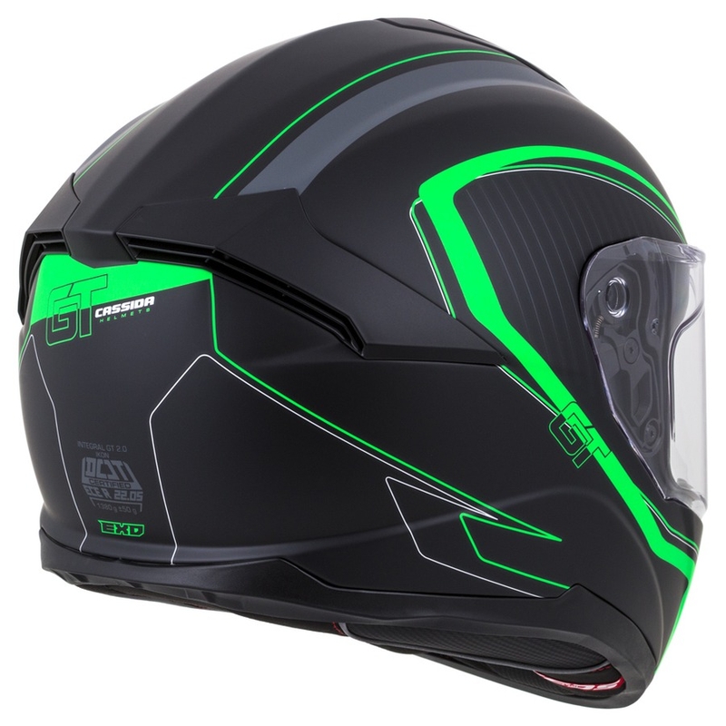 Kask integralny Cassida Integral GT 2.0 Reptyl czarny-szary-zielony