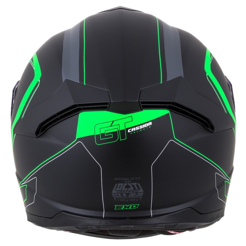 Kask integralny Cassida Integral GT 2.0 Reptyl czarny-szary-zielony