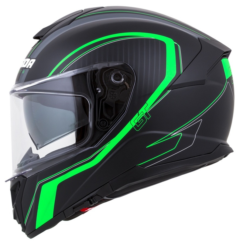 Kask integralny Cassida Integral GT 2.0 Reptyl czarny-szary-zielony