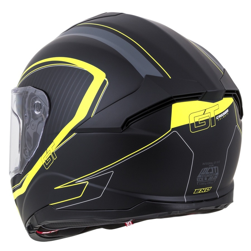 Kask integralny Cassida Integral GT 2.0 Reptyl black-grey-fluo yellow