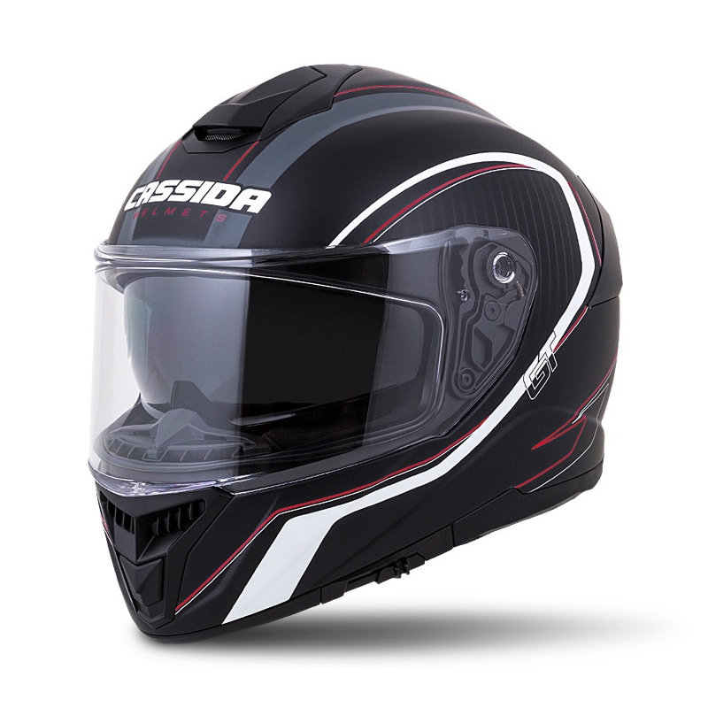 Kask integralny Cassida Integral GT 2.0 Reptyl black-grey-white-red.