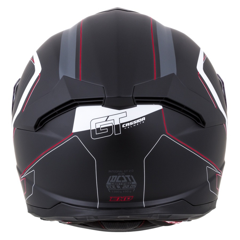 Kask integralny Cassida Integral GT 2.0 Reptyl black-grey-white-red.