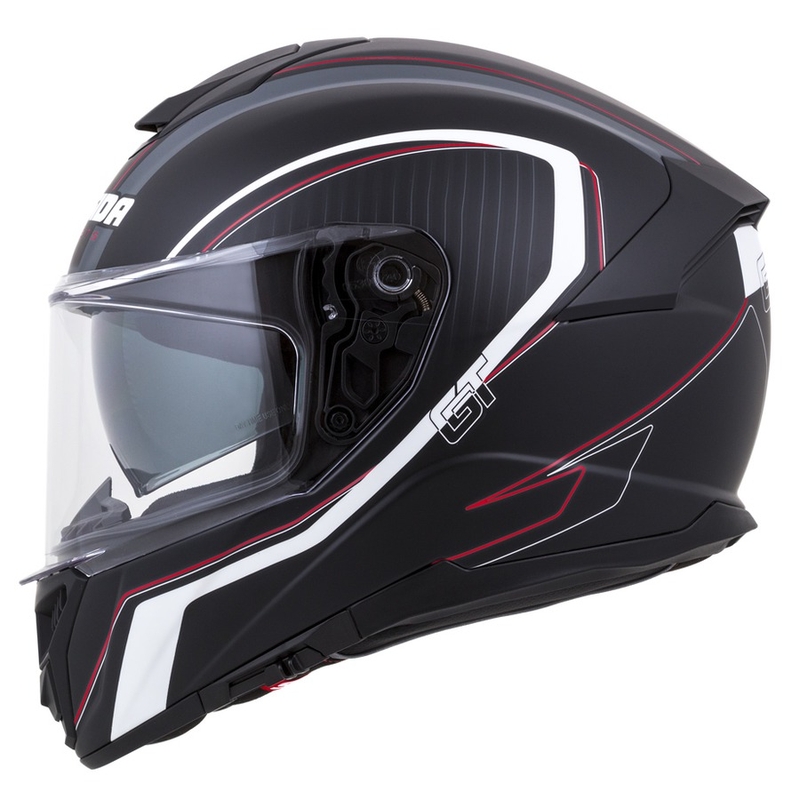 Kask integralny Cassida Integral GT 2.0 Reptyl black-grey-white-red.