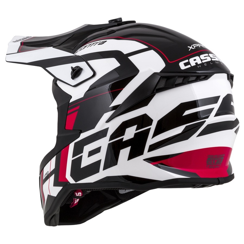 Kask motocrossowy Cassida Cross Pro II Contra white-red-black