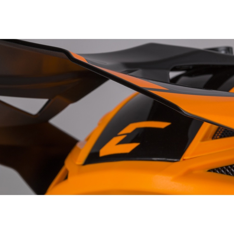Kask motocrossowy Cassida Cross Pro II Contra pomarańczowo-czarno-szary