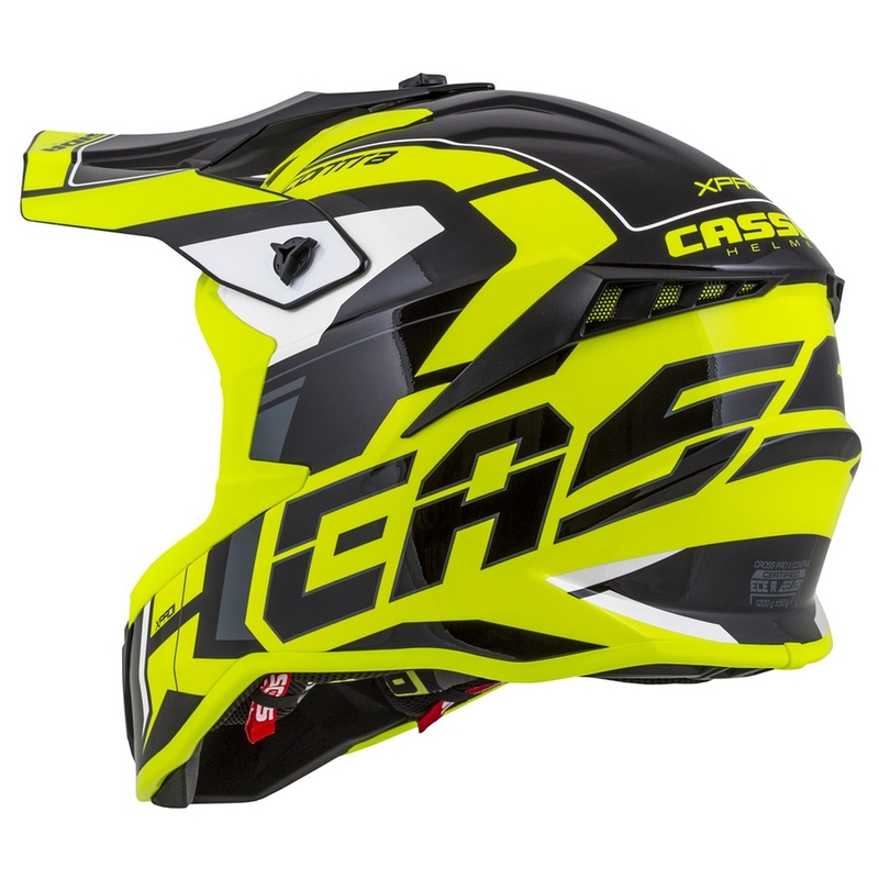 Kask motocrossowy Cassida Cross Pro II Contra fluo yellow-grey-black