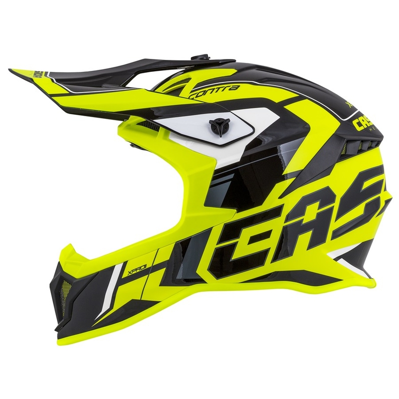 Kask motocrossowy Cassida Cross Pro II Contra fluo yellow-grey-black