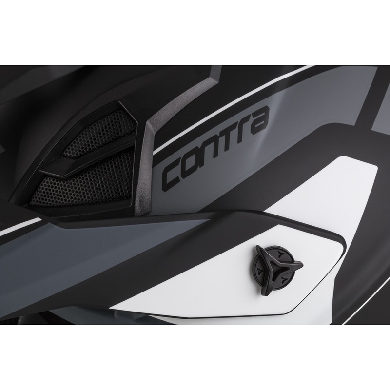 Kask motocrossowy Cassida Cross Pro II Contra black-grey-white