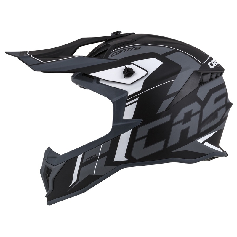 Kask motocrossowy Cassida Cross Pro II Contra black-grey-white