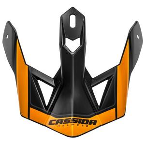 Cassida Cross Pro II helmet visor orange-black-grey