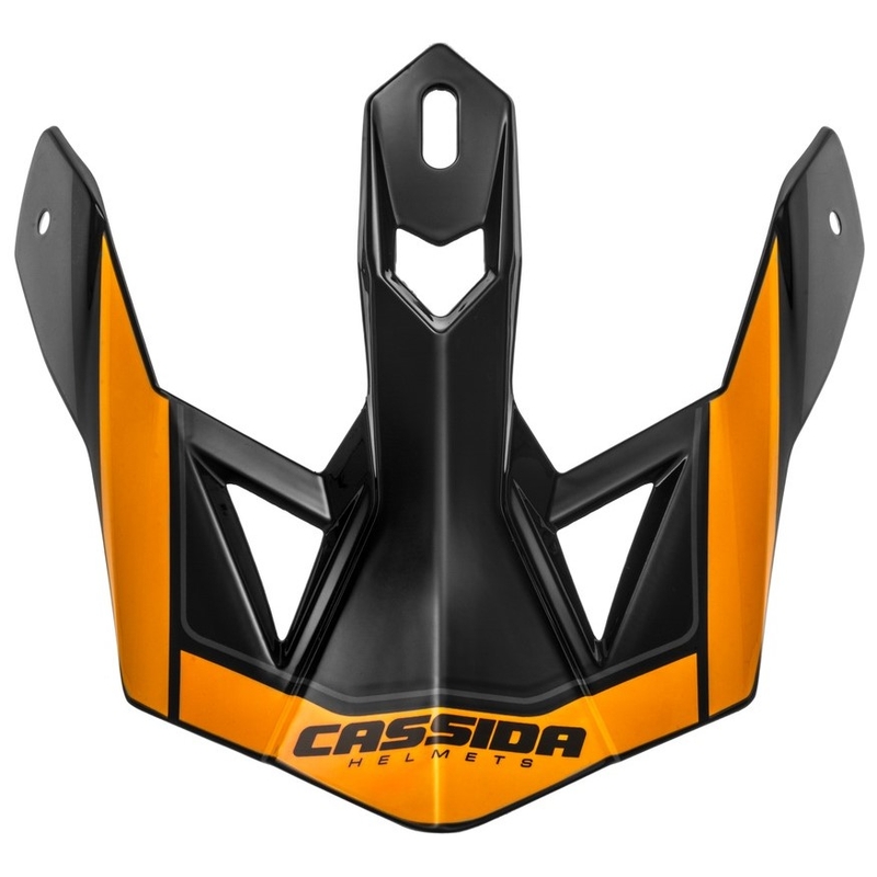 Cassida Cross Pro II helmet visor orange-black-grey