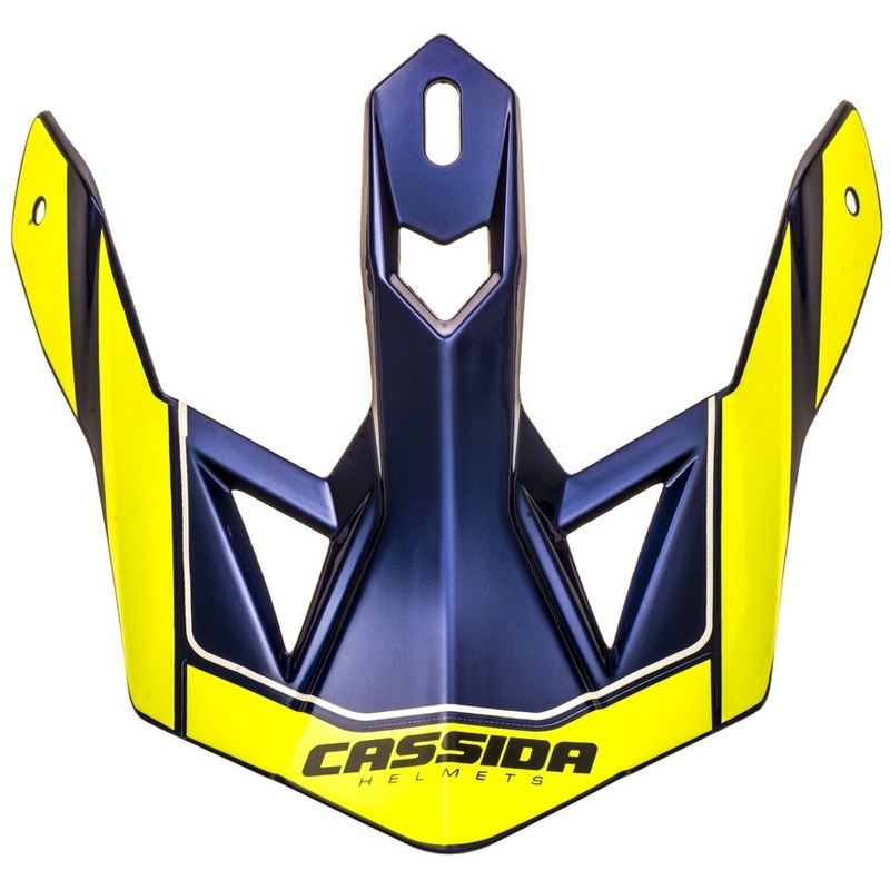Osłona na kask do Cassida Cross Pro II fluo żółto-niebieska