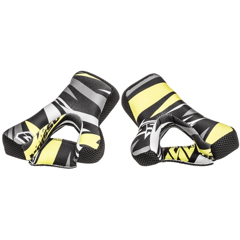 Cassida Cross Pro II fluo żółto-szaro-czarny daszek wewnętrzny kasku