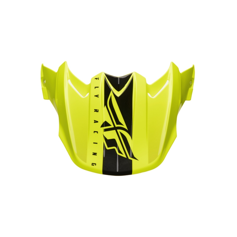 FLY Racing F2 wizjer do kasku czarny-fluo żółty