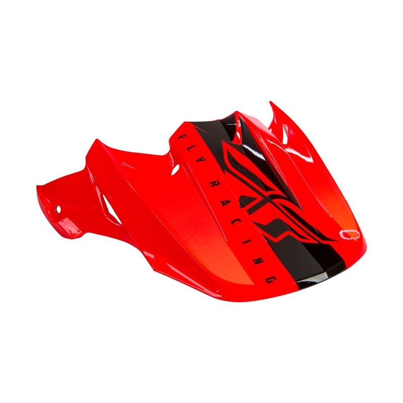 FLY Racing F2 wizjer do kasku czarny-fluo pomarańczowy