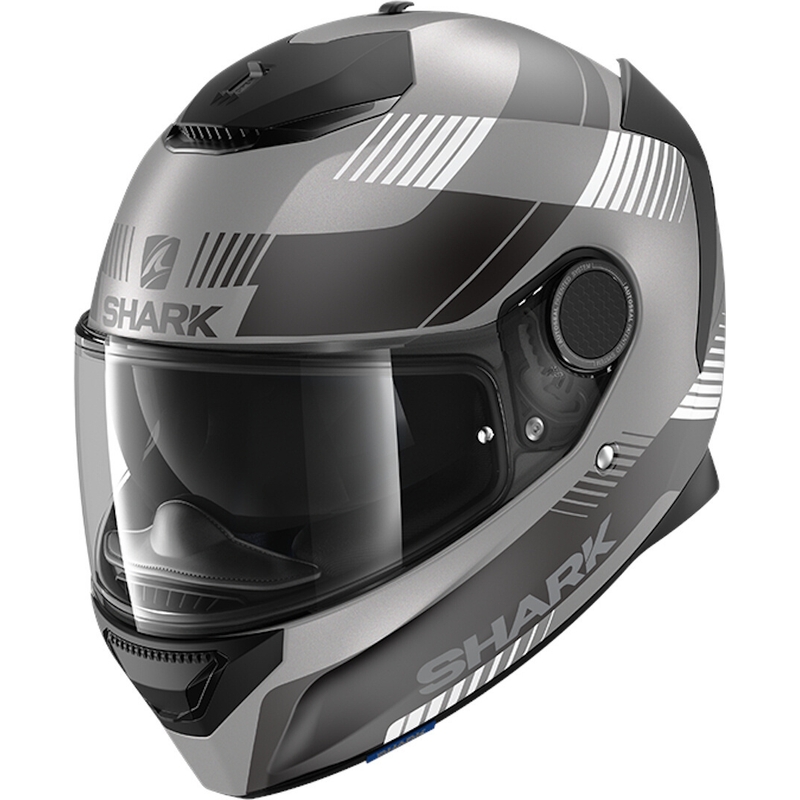 Kask integralny SHARK SPARTAN Strad antracyt-srebrny