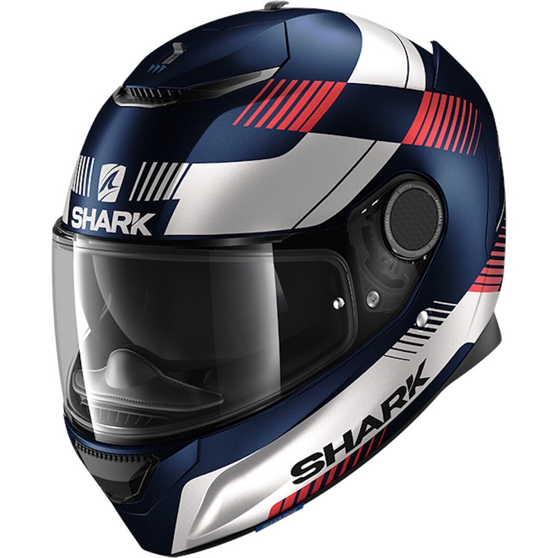 Kask integralny SHARK SPARTAN Strad blue-silver-red.