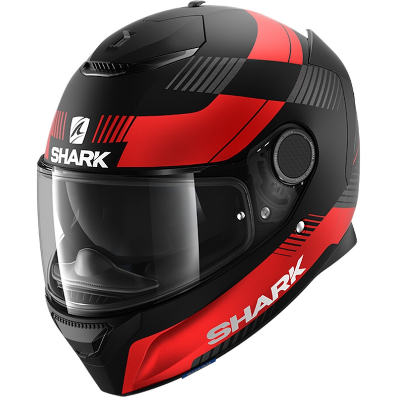 Kask integralny SHARK SPARTAN Strad black-red-anthracite wyprzedaż