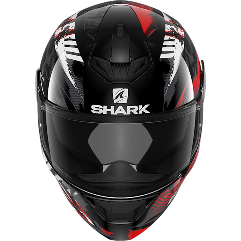 Integralny kask motocyklowy SHARK D-SKWAL 2 Penxa czarno-biało-czerwony wyprzedaż
