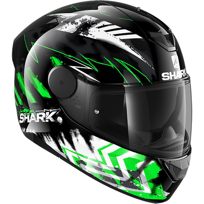 Integralny kask motocyklowy SHARK D-SKWAL 2 Penxa czarno-biało-fluo zielony wyprzedaż