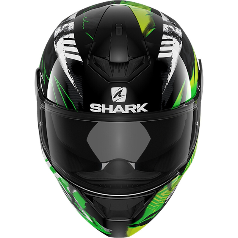 Integralny kask motocyklowy SHARK D-SKWAL 2 Penxa czarno-biało-fluo zielony wyprzedaż