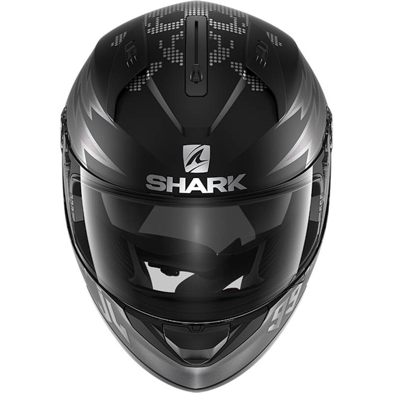 Integralny kask motocyklowy SHARK RIDILL 1.2 Catalan Bad Boy czarno-szary
