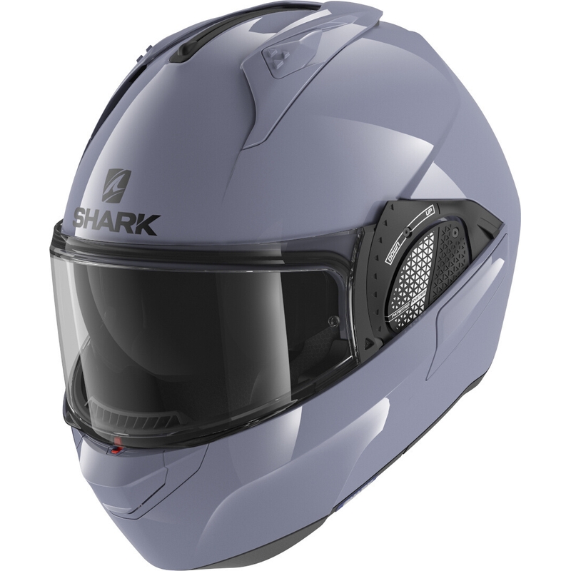 Kask z podnoszoną szczęką SHARK EVO-GT Blank szary połysk