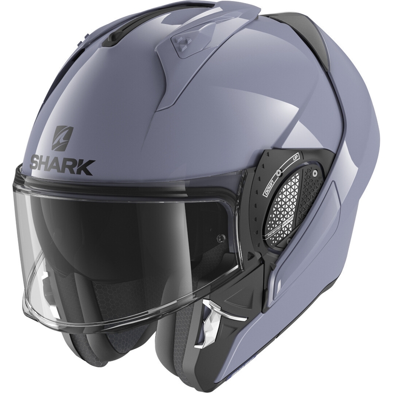 Kask z podnoszoną szczęką SHARK EVO-GT Blank szary połysk