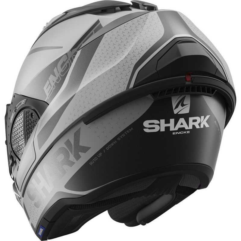 Kask z podnoszoną szczęką SHARK EVO-GT Encke szaro-czarny wyprzedaż