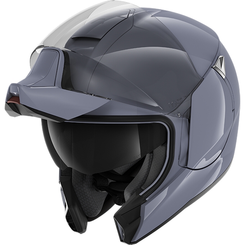 Szczękowy kask motocyklowy SHARK EVOJET Blank szary