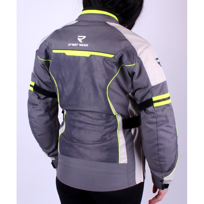 Damska kurtka motocyklowa Street Racer Graylow szara wyprzedaż